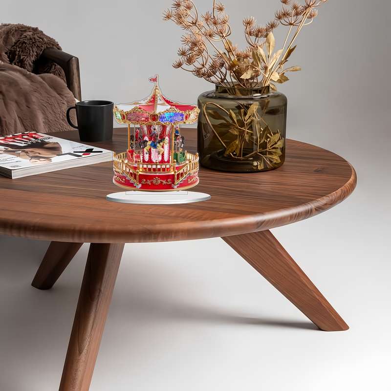 Bohemian Style Acrylic Carousel Desk Decor