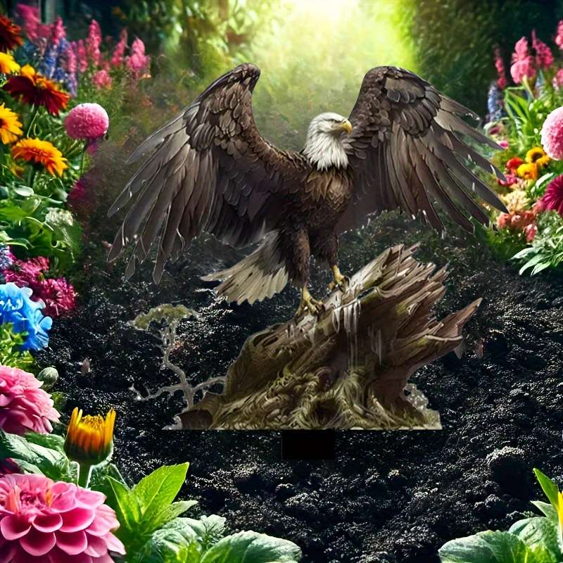 Bohemian Style Majestic Eagle Garden Stake