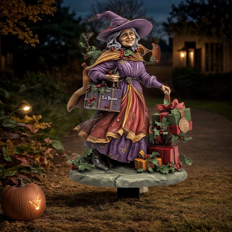 Bohemian Witch Acrylic Garden Stake For Yard