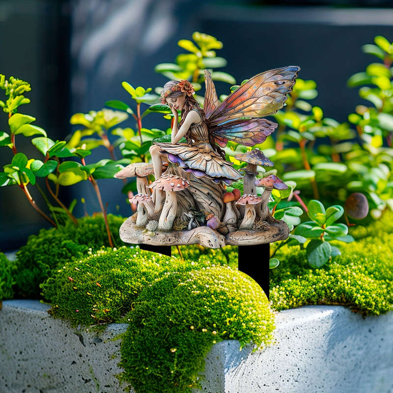 Boho Style Acrylic Fairy Garden Stake