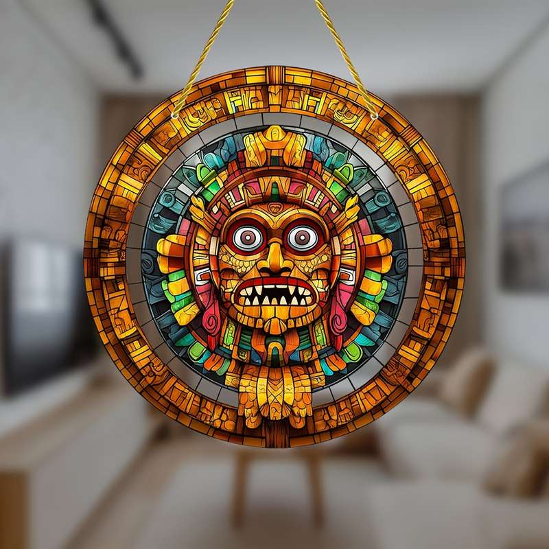 Bohemian Stained Glass Style Acrylic Sun Catcher