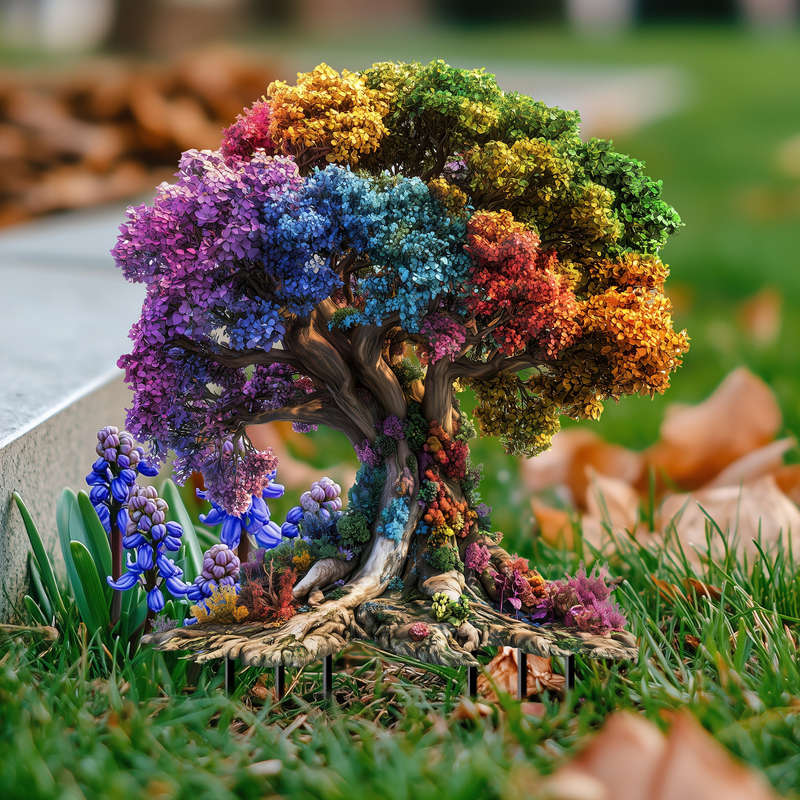 Tree Of Life Acrylic Garden Stake