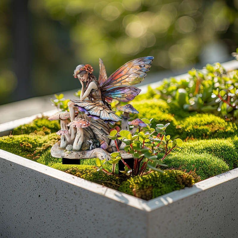 Boho Style Acrylic Fairy Garden Stake