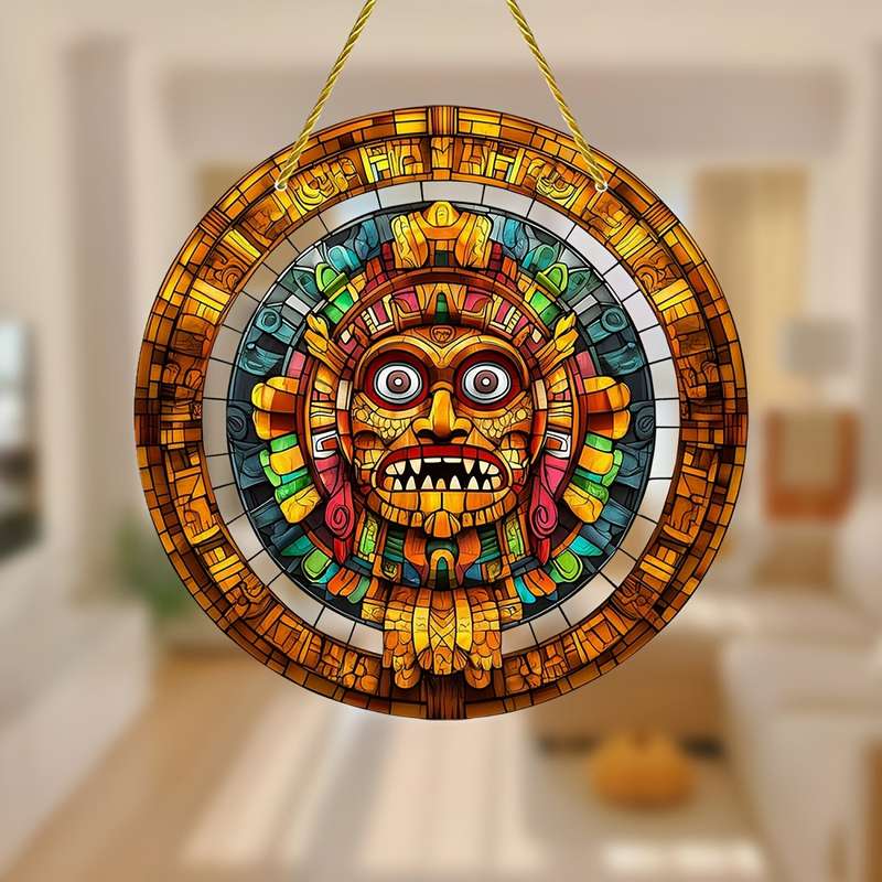 Bohemian Stained Glass Style Acrylic Sun Catcher