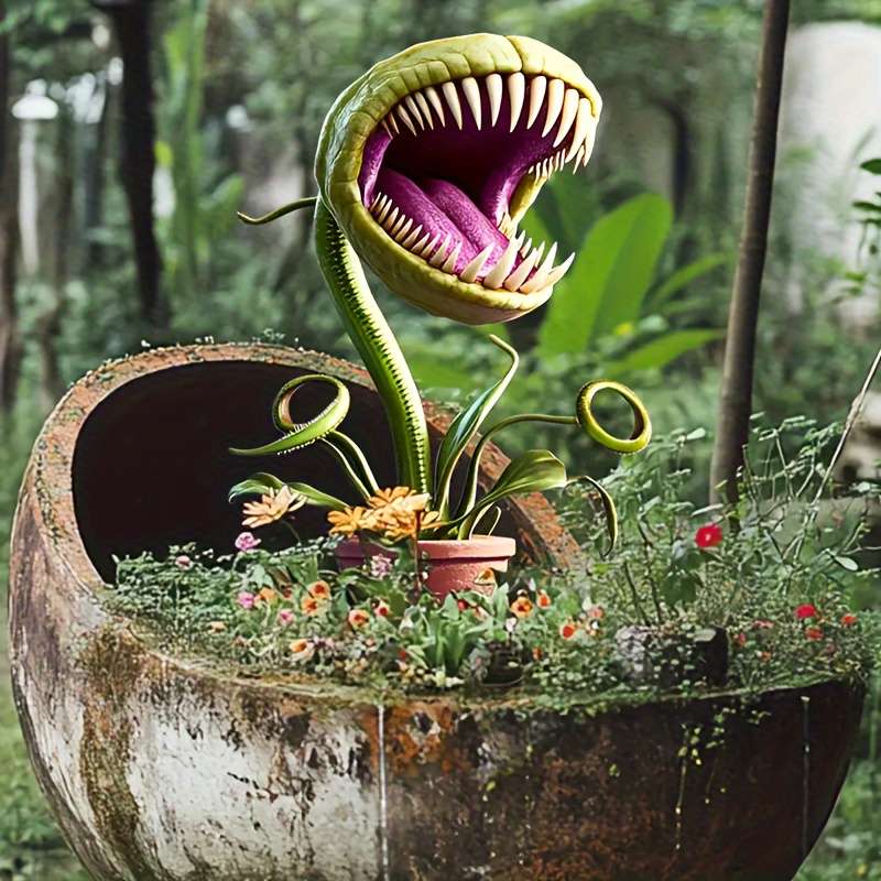 1pc Hot-Selling Bohemian Style Acrylic Plant Potted Garden Insert Card