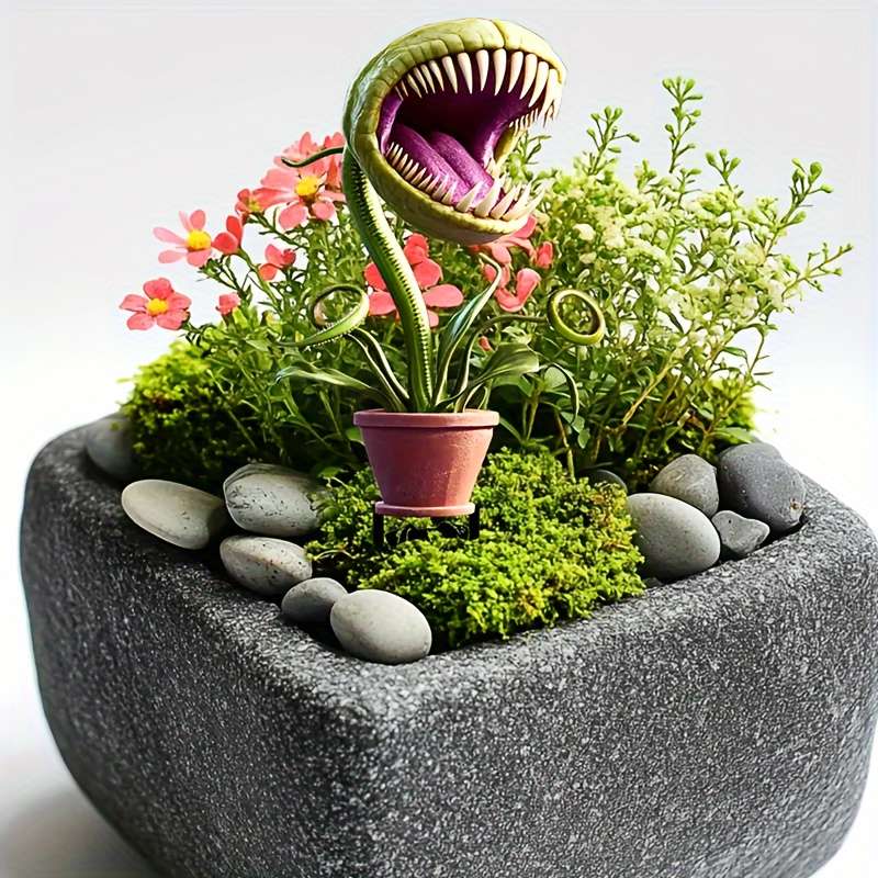 1pc Hot-Selling Bohemian Style Acrylic Plant Potted Garden Insert Card