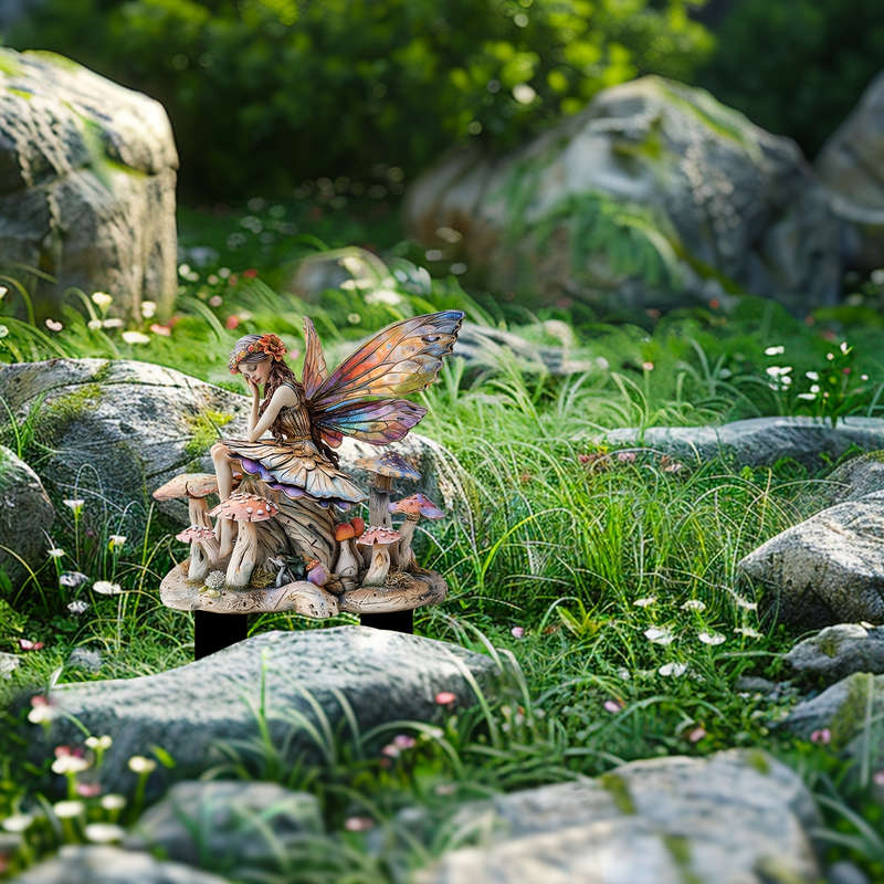 Boho Style Acrylic Fairy Garden Stake