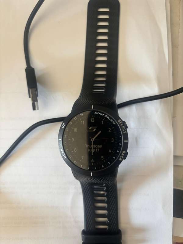 Shotscope V5 GPS Golf  watch with 16 club sensors