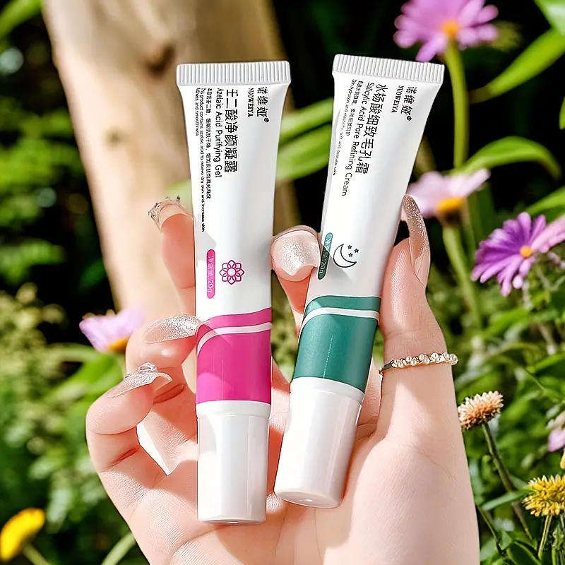 2 Pack Salicylic acid acne cream set