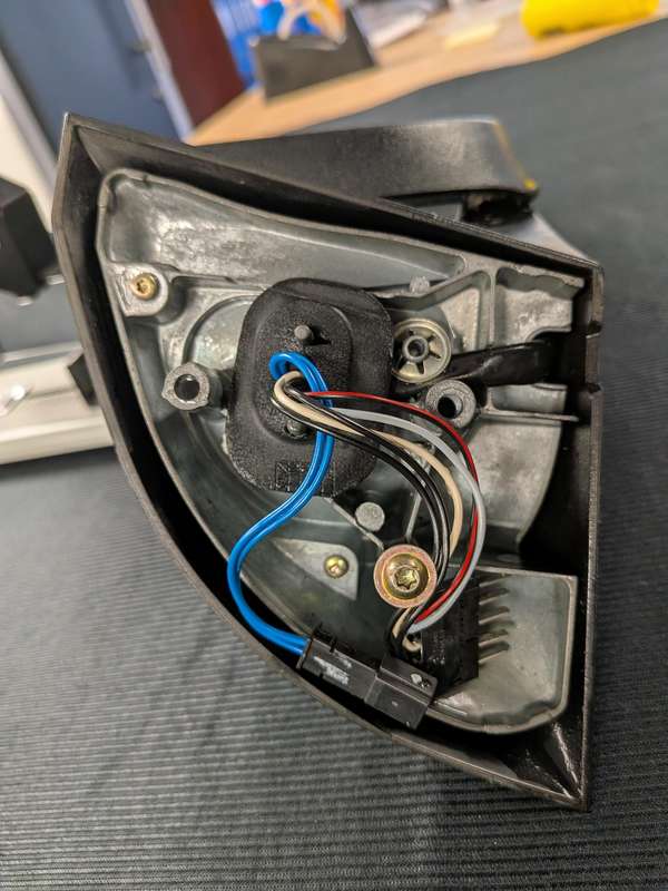 Mercedes A160 W168 2004 driver's side rear view mirror