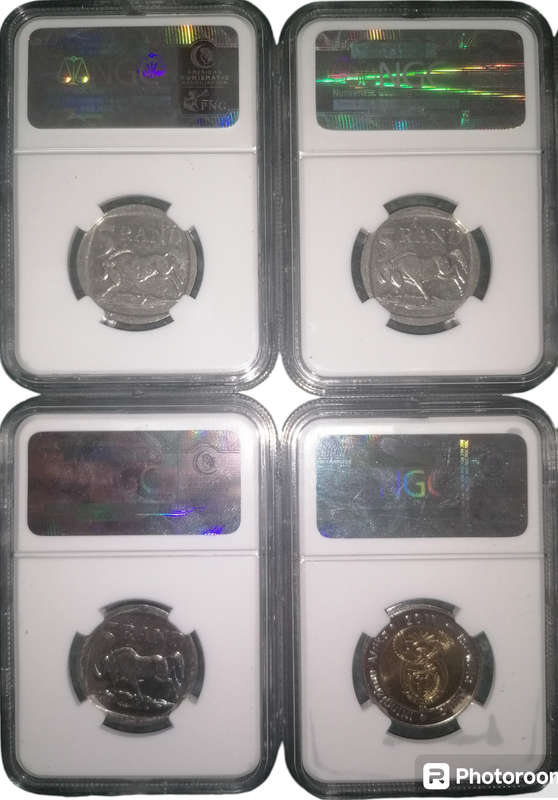 NGC Graded R5 Coins x 8