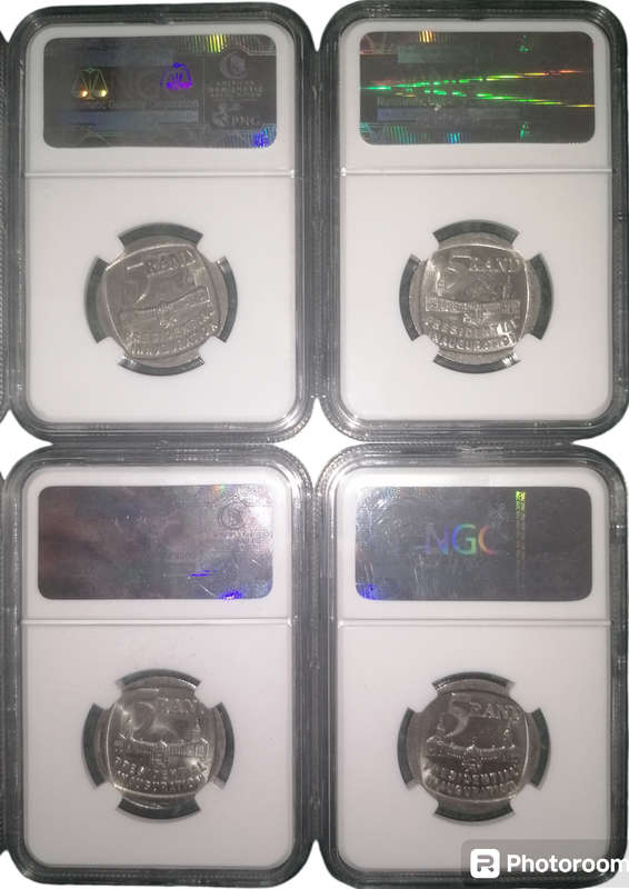 NGC Graded R5 Coins x 8