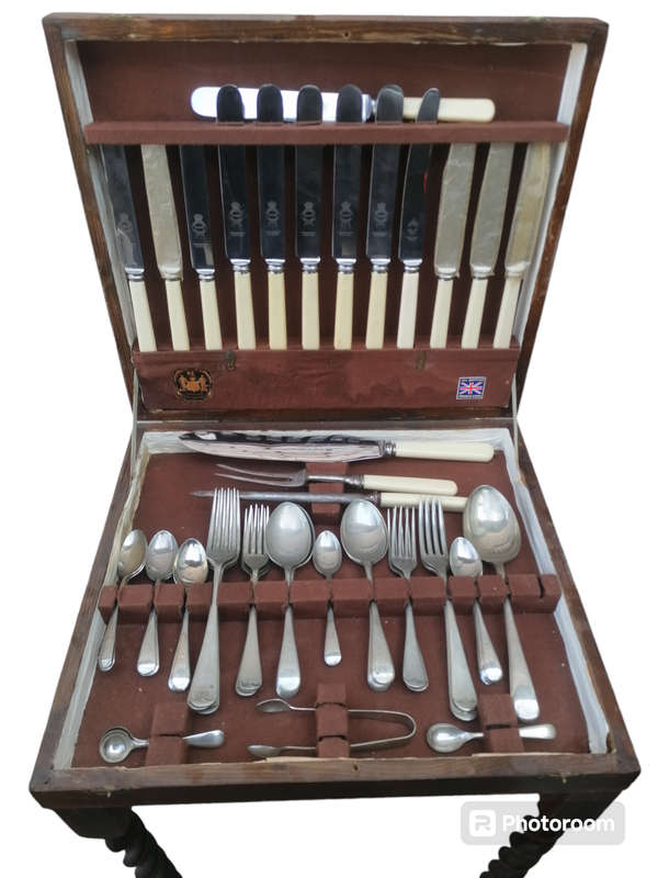 52 Piece All British Sheffield Cutlery Set