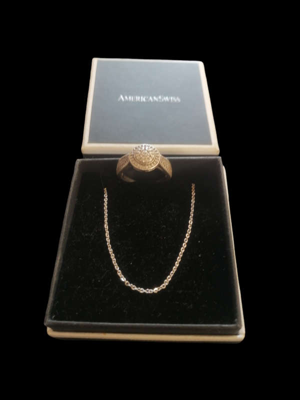 925 Silver Necklace & Ring!!!