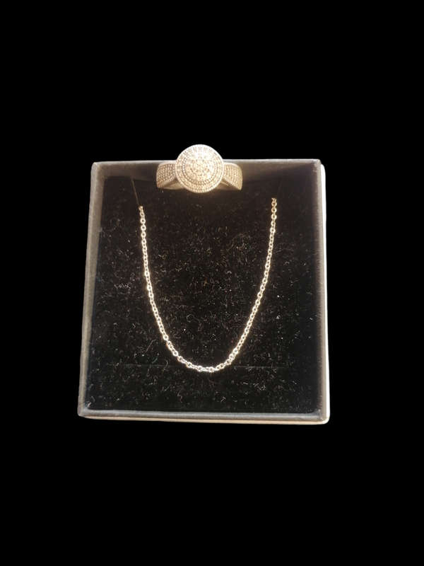 925 Silver Necklace & Ring!!!