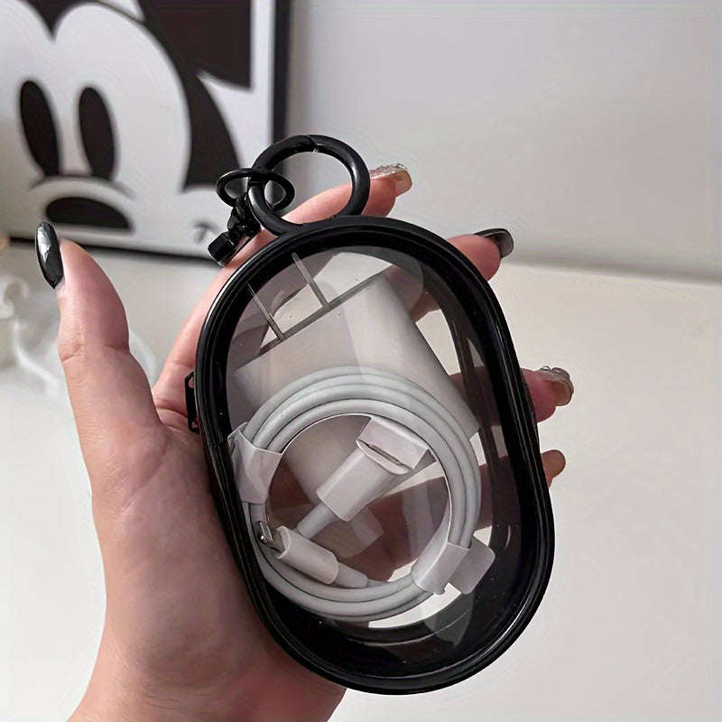 1pc Portable Pvc Cable Organizer Box