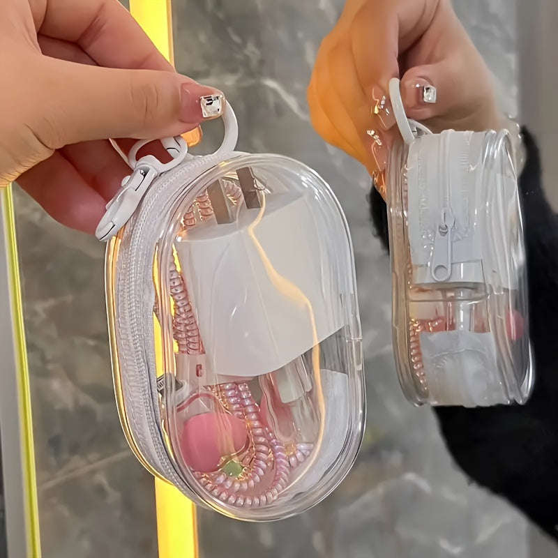1pc Portable Pvc Cable Organizer Box