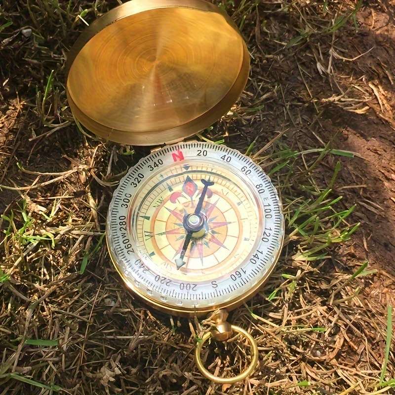 1 Copper Portable Illuminated Compass