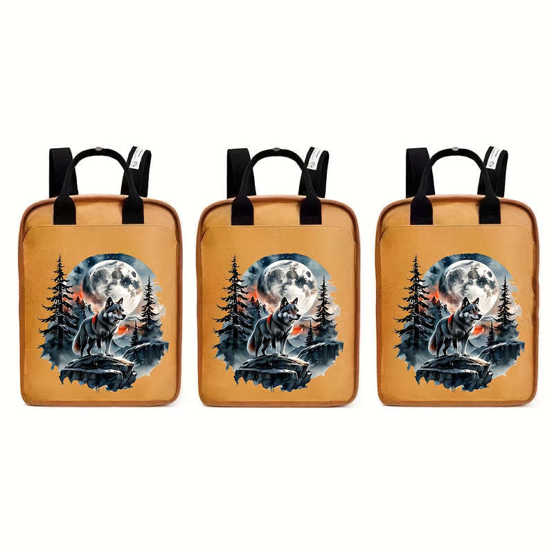 2 Pieces Wolf Thermally Conductive Vinyl Patch Stickers