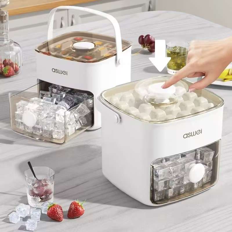 Home Convenient Press Double-Layer Ice Tray