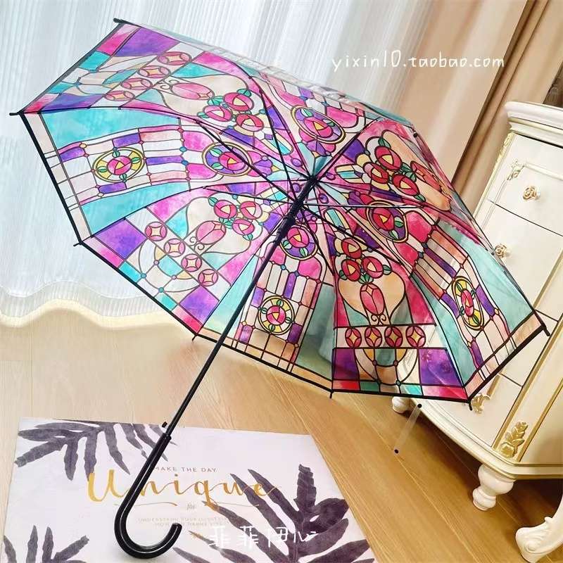 Glass Transparent Umbrella 23 Inches