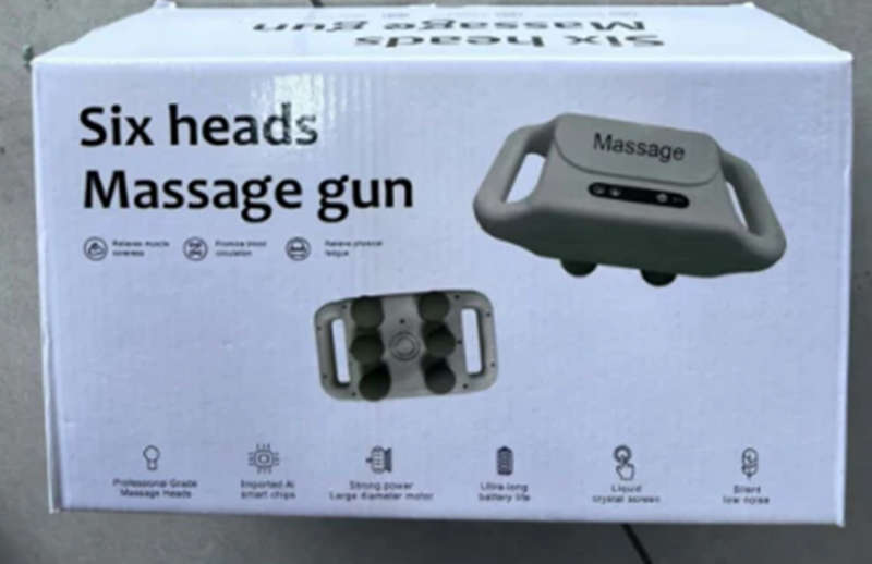 Comfortable Six-Head Massager