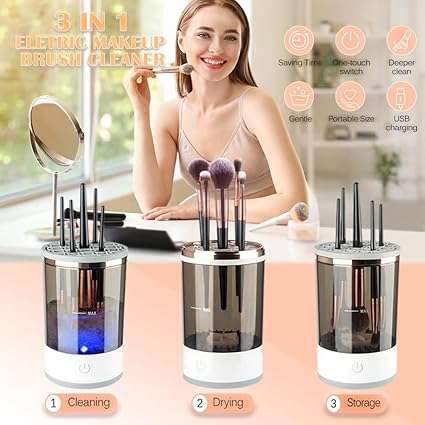 Convenient Makeup Brush Cleaner
