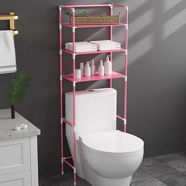 Home Portable Toilet Shelf 45cm x 25cm x 150cm