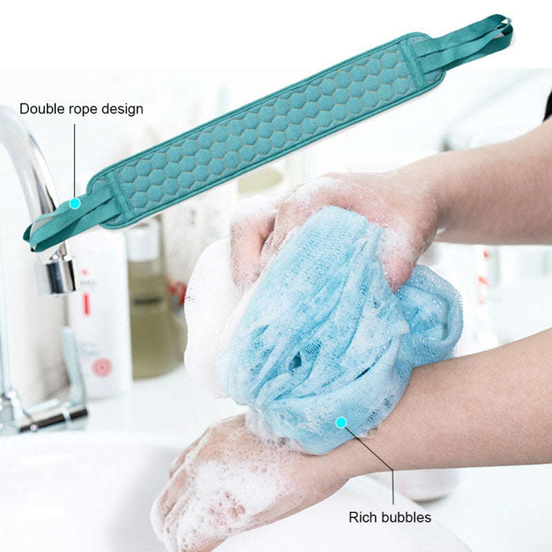 Convenient 3-Piece Exfoliating Bath Towel Set