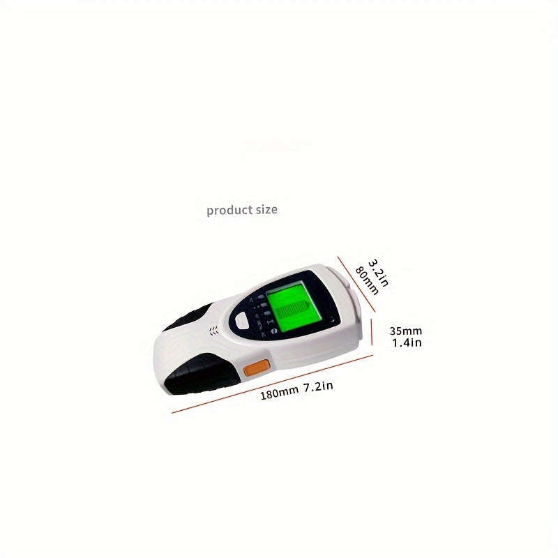 Portable 5-In-1 Wall Scanner - With Led Lcd Display