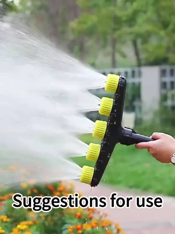Portable Multi-Head Garden Sprinkler 1-Piece