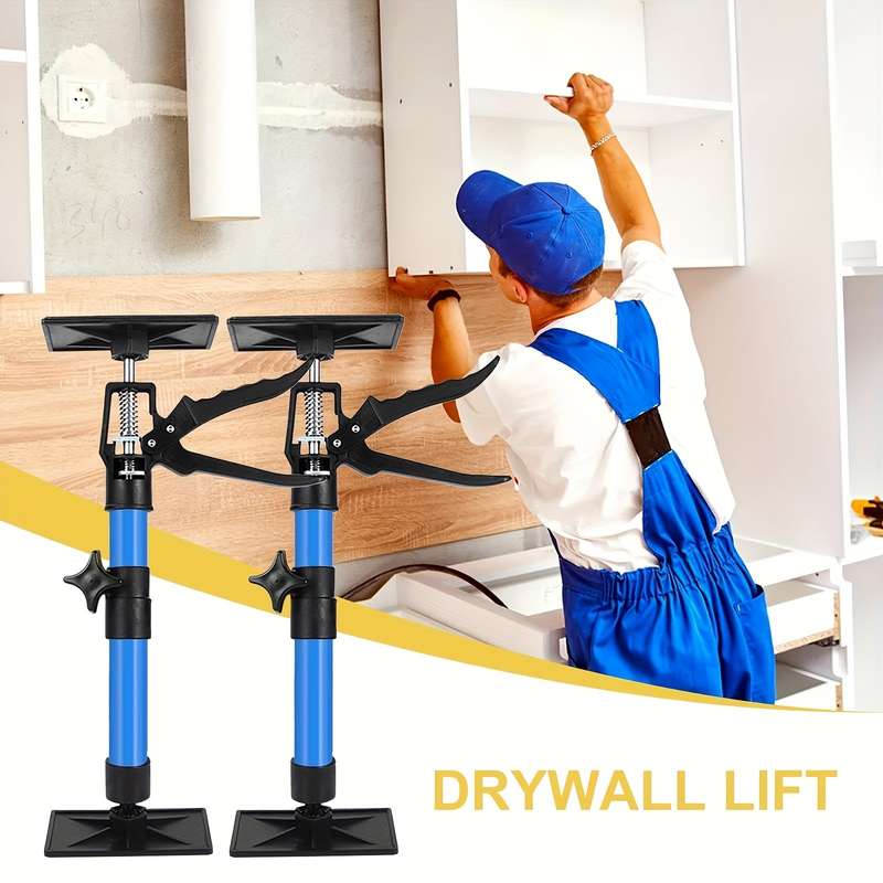 Portable Adjustable Drywall Lift 2-Piece Set
