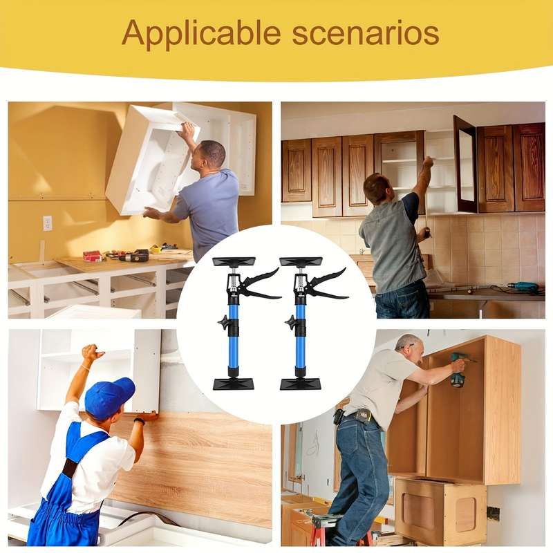 Portable Adjustable Drywall Lift 2-Piece Set