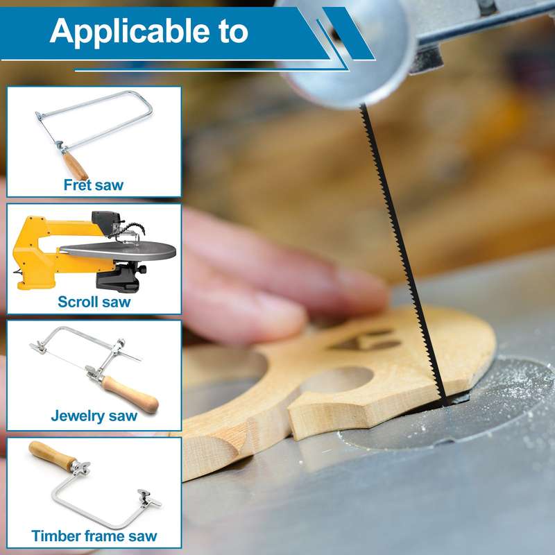 Convenient 40-Piece Scroll Saw Blade Pin End Set
