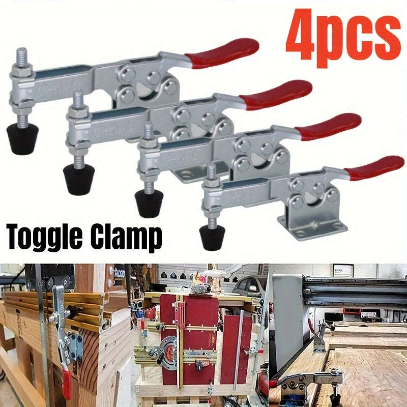 Heavy Duty Toggle Clamps With Comfort Rubber Grips
