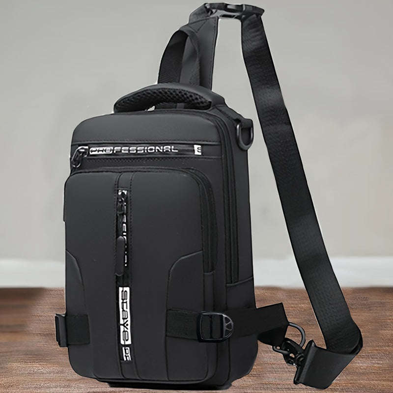 Fashion Casual Crossbody Backpack - Adjustable Strap