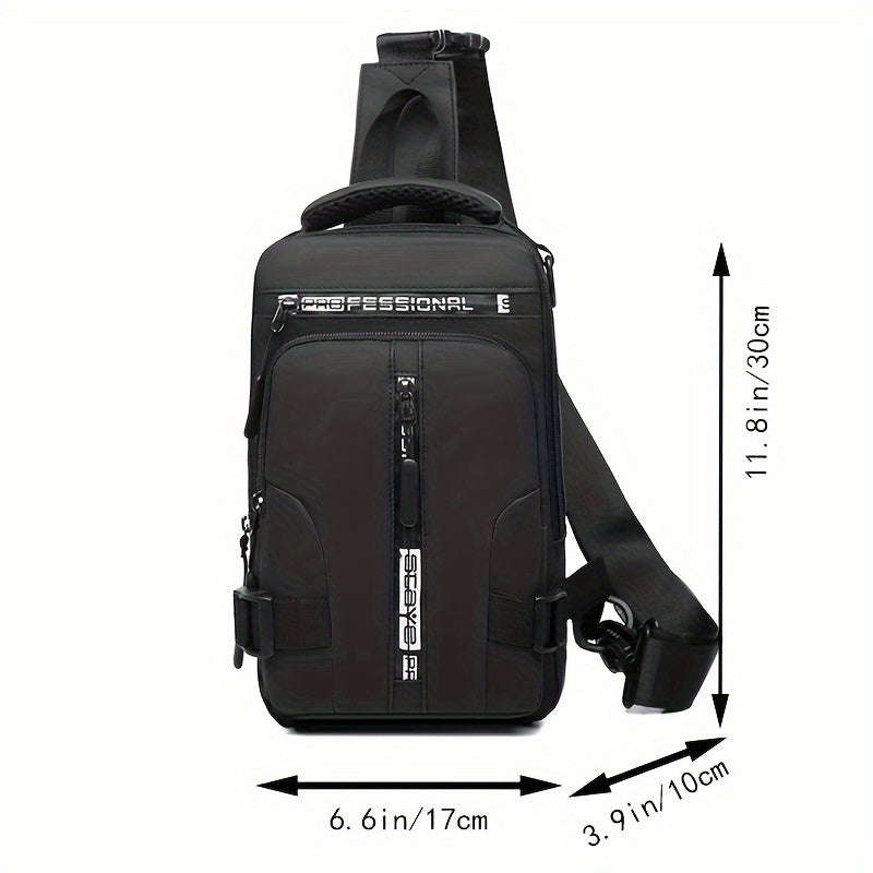Fashion Casual Crossbody Backpack - Adjustable Strap