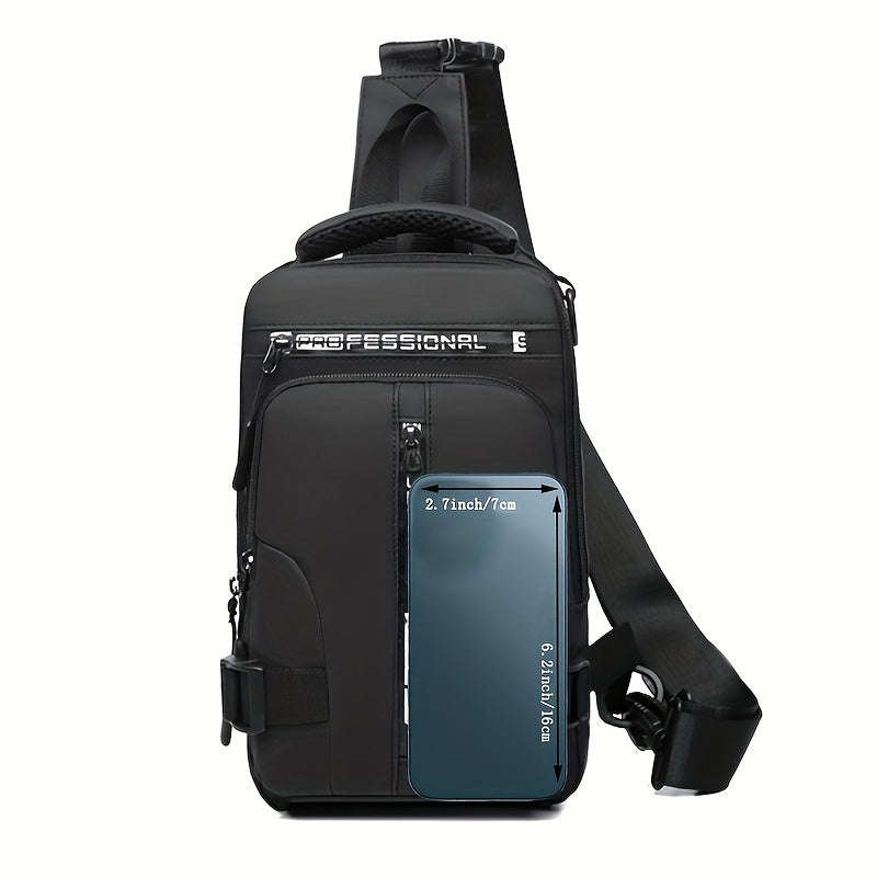 Fashion Casual Crossbody Backpack - Adjustable Strap