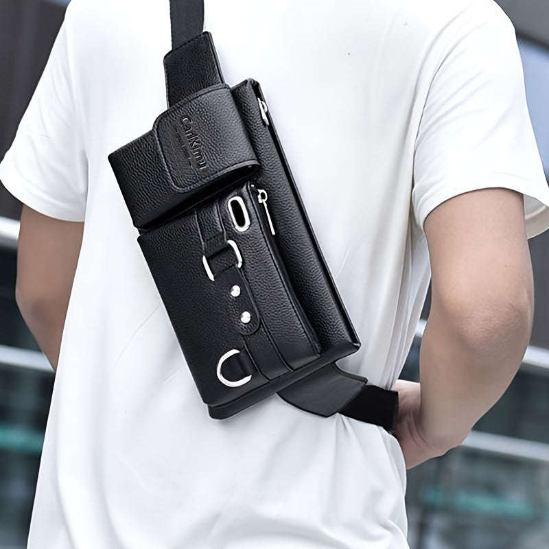 Men's Waist Bag New Large Capacity Multifunctional Messenger Bag