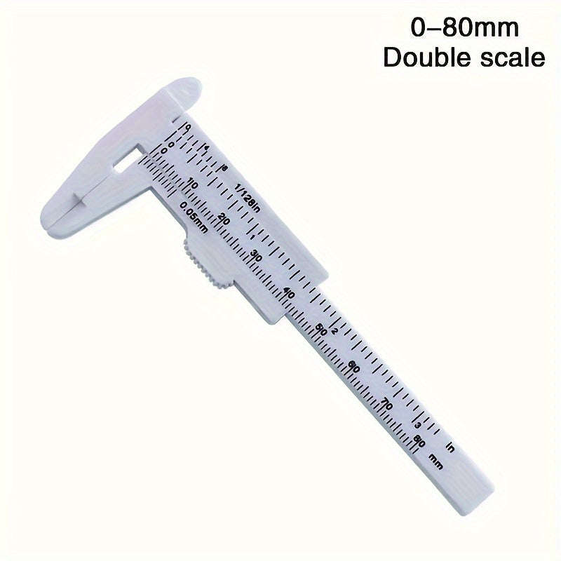 Convenient 1-Piece Mini Plastic Vernier Caliper