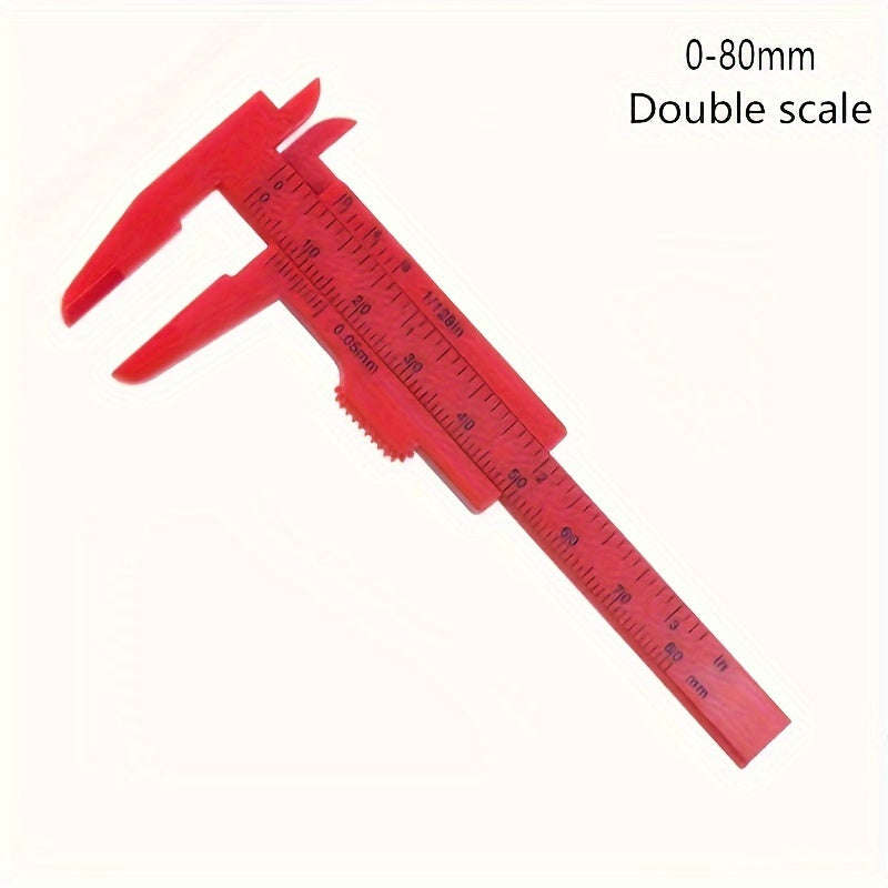 Convenient 1-Piece Mini Plastic Vernier Caliper