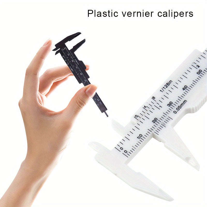 Convenient 1-Piece Mini Plastic Vernier Caliper