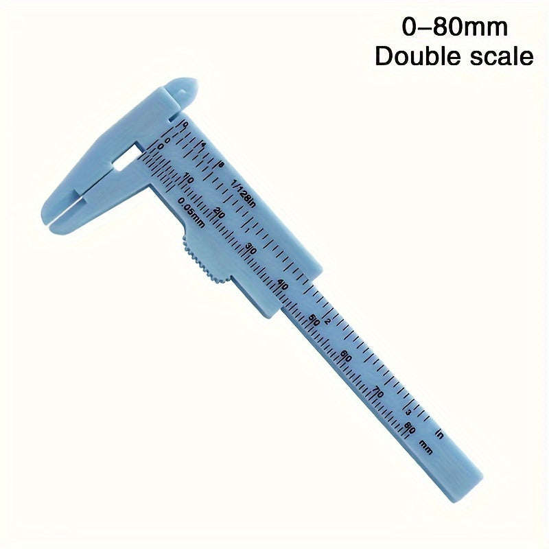 Convenient 1-Piece Mini Plastic Vernier Caliper