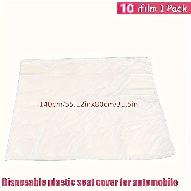 Convenient 10-Pack Disposable Car Seat Covers