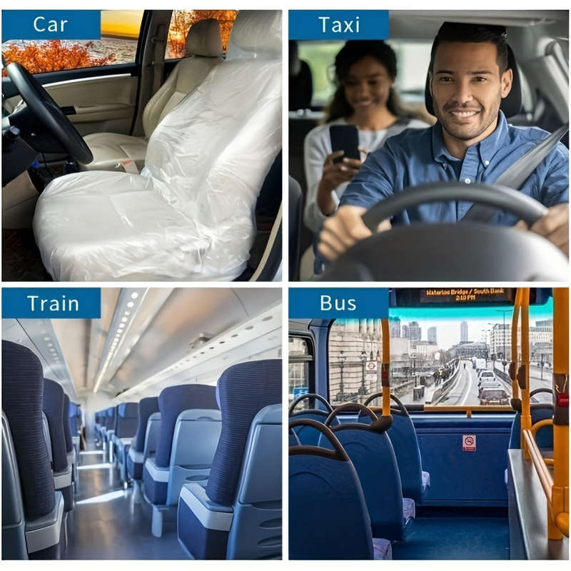 Convenient 10-Pack Disposable Car Seat Covers