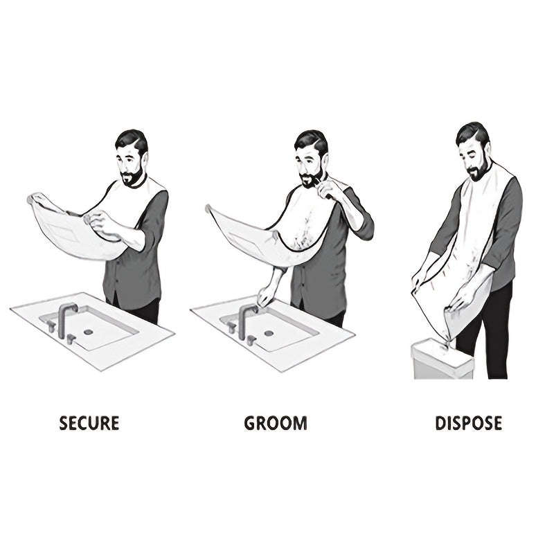 Handy Non-Stick Beard Bib