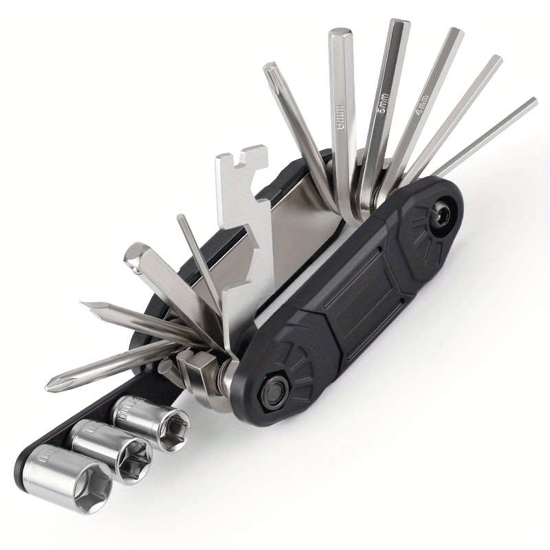 Multifunctional 16 In 1 Foldable Stainless Steel Rivet Removal Professional Pliers