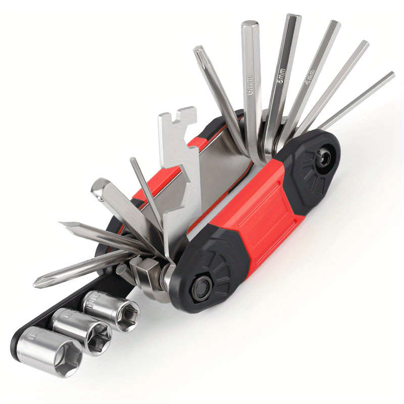 Multifunctional 16 In 1 Foldable Stainless Steel Rivet Removal Professional Pliers