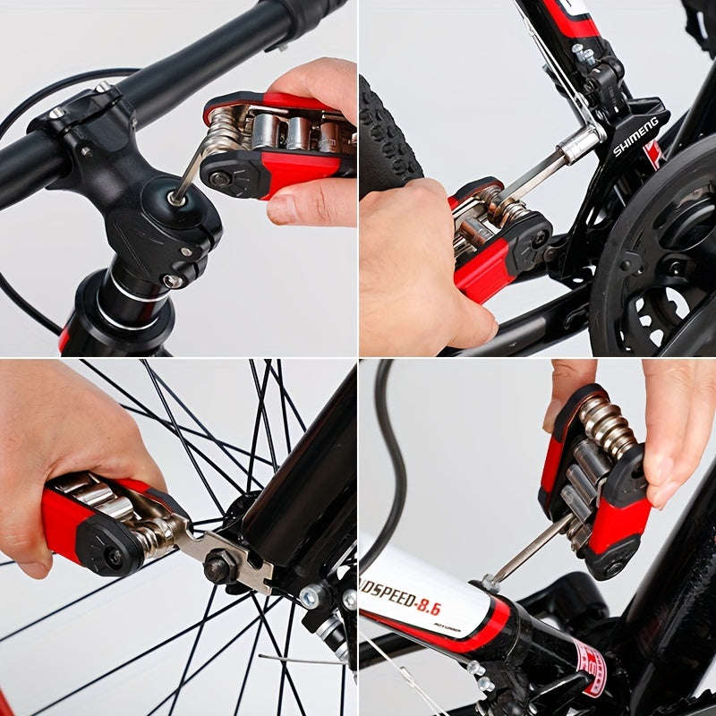 Multifunctional 16 In 1 Foldable Stainless Steel Rivet Removal Professional Pliers
