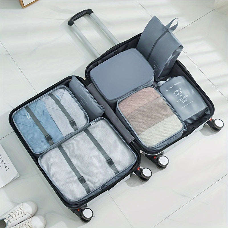 Spacious And Lightweight 7-Piece Ultimate Travel Storage Set
